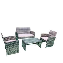 Set mobilier STMC004 canapea + 2 fotolii + masa MARTA