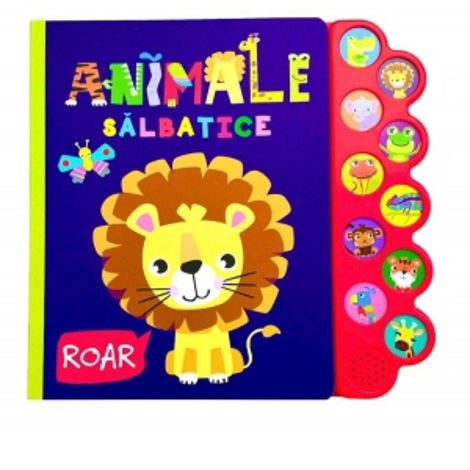 Animale salbatice. Carte 10 sunete