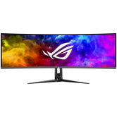 Monitor LED ASUS Gaming ROG Swift PG49WCD Curbat 49 inch DQHD QD-OLED 0.03 ms 144 Hz HDR KVM USB-C G-Sync Compatible & FreeSync Premium Pro