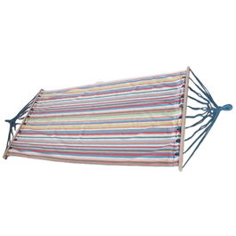 Hamac Heinner, 200x100 cm, bumbac/poliester, model dungi, albastru