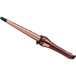 Ondulator BaByliss 2523PE conic Flawless Smooth Curls, 13-25mm , 210 grade, Invelis Quartz-Ceramic, 30 trepte de temparatura, Visiniu