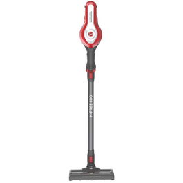Aspirator vertical Hoover HF122RH 011, 22 V, autonomie pana la 35 minute, 0.7 l, AllFloors, rosu