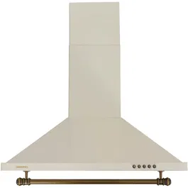 Hota semineu DWHO-8665CE1RBJ, 3 trepte de putere, filtru de aluminiu, capacitate de absortie 400 m3, Crem rustic