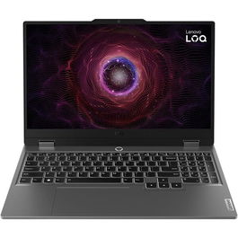Laptop Lenovo Gaming LOQ 15AHP9 cu procesor AMD Ryzen™ 5 8645HS pana la 5.0GHz, 15.6, Full HD, IPS, 144Hz, 16GB DDR5, 512GB SSD, NVIDIA® GeForce RTX™ 4050 6GB GDDR6, No OS, Luna Grey