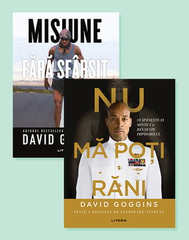 Pachet 2 carti David Goggins