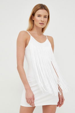 LaBellaMafia Rochie Culoarea Alb, Mini, Mulata