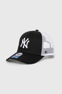 47 Brand șapcă De Baseball Pentru Copii MLB New York Yankees Branson Culoarea Negru, Cu Imprimeu, BBRANS17CTP