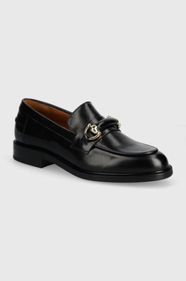 Rip Curl Mocasini De Piele Femei, Culoarea Negru, Cu Toc Plat, A3002 Billi Bi