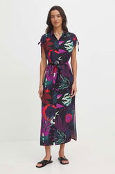 Medicine Rochie Maxi, Drept Multicolor