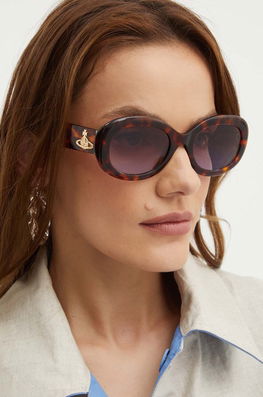Vivienne Westwood Ochelari De Soare Femei, Culoarea Maro, VW505110053