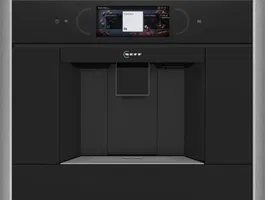 Espressor incorporabil Neff CL4TT11N0, 19 bari, display TFT full Touch, Home Connect, Negru