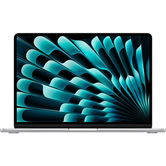 Laptop Apple 13.6'' MacBook Air 13 with Liquid Retina, Apple M3 chip (8-core CPU), 16GB, 512GB SSD, Apple M3 10-core GPU, macOS, Silver, INT keyboard, 2024