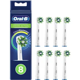 Set rezerve periuta de dinti, Oral-B, EB50-8, Cross Action, 8 buc, Alb