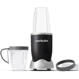 Blender Nutribullet® Original 0C22300057, 600W, 1 viteza, cupa 0.5l, cupa inalta 0.7l, Negru