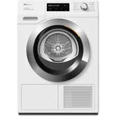 Uscator de rufe Miele TEL795WP, Pompa de caldura, Wi-Fi, 9 kg, Clasa A+++, PerfectDry, Tehnologie EcoDry, Steam Finish, FragranceDos, Alb