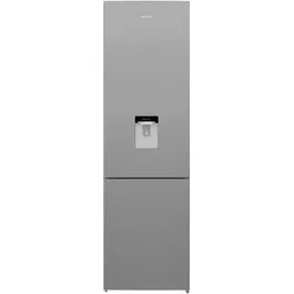Combina frigorifica Arctic AK60406M40DS, 386 l, Clasa E, Water Dispenser, Garden Fresh, Safety Glass, XXL BOTTLE, H 202,5 cm, Argintiu