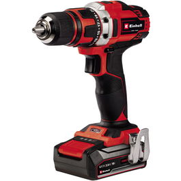 Masina de gaurit si insurubat (bormasina) pe acumulator Einhell Power X-Change TE-CD 18 / 40-1 Li (1x2.5 Ah), 18 V, 40 Nm, 21 trepte, 2 viteze, 1 acumulator 2.5 Ah, incarcator