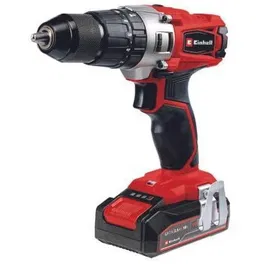 Masina de gaurit si insurubat (bormasina) cu percutie pe acumulator Einhell Power X-Change TE-CD 18/2 Li-i +22, 18 V, 44 Nm,2 trepte de viteza, 1 acumulator de 2.5 Ah, incarcator rapid, set de 22 de biti, geanta