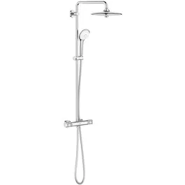 Sistem de dus Grohe Euphoria 260 27615002, 1/2'', 260 mm, 3 pulverizari, termostat, anti-calcar, crom