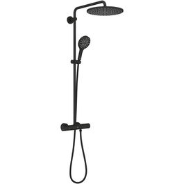 Sistem de dus Grohe Rainshower SmartActive 310 22119KF0, 1/2'', aparent, termostat, 310 mm, 1 pulverizare, mat, negru
