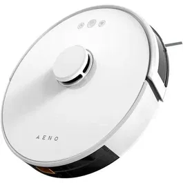 Robot de aspirare Aeno ARC0002S, curatare umeda si uscata, LiDAR, filtru HEPA 12+prefiltru, putere de aspirare 2500 Pa, Li-Ion 3000 mAh, timp de rulare 130 de minute, capacitate rezervor apa 350 ml, capacitate rezervor praf 600 ml, alb