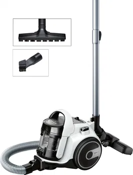 Aspirator fara sac Bosch BGS05A222 Seria 2, 700 W, 1,5 l, FIltru igienic, perie parchet, Alb