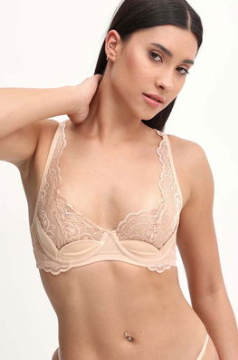 Scandale Sutien Culoarea Bej, Dantela, Neted, BBC003