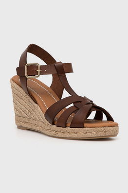 Billi Bi Sandale De Piele Culoarea Maro, A6710