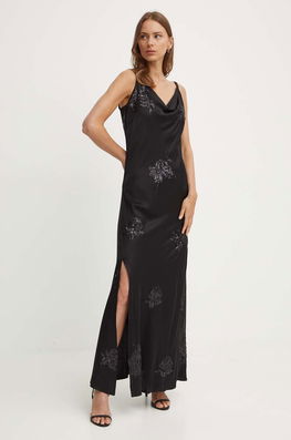 Sandro Ferrone Rochie Culoarea Negru, Maxi, Evazati, SFS150XBDTEA