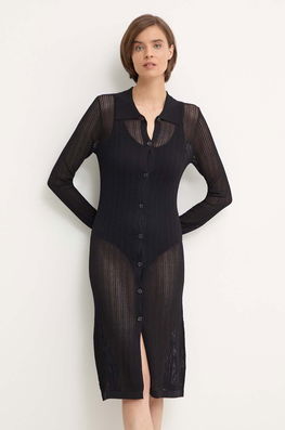 Sandro Ferrone Cardigan Femei, Culoarea Negru, Light, SFS138XBDBESS