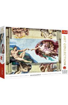 Puzzle 1000: Michelangelo. Crearea lui Adam