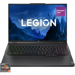 Laptop Lenovo Legion Pro 5 16ARX8 cu procesor AMD Ryzen™ 9 7945HX pana la 5.4GHz, 16, WQXGA, IPS, 240Hz, 2x 16GB SO-DIMM DDR5-5200, 1TB SSD, NVIDIA® GeForce RTX™ 4070 8GB GDDR6, No OS, Onyx Grey