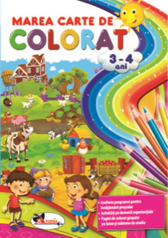 Marea carte de colorat - 3-4 ani