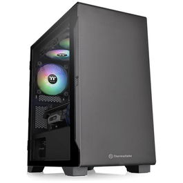 Carcasa Thermaltake S100 Tempered Glass neagra