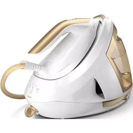 Statie de calcat Philips Perfect Care PSG8040/60, Tehnologie Optimal Temp, Jet de abur automat, 8 bari, Jet de abur 170g/min, Functie Easy De-calc plus, Talpa fier SteamGlide Elite, Oprire automata, Rezervor de apa 1.8L detasabil, Mov