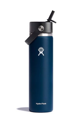 Hydro Flask Sticlă Thermos Wide Flex Straw 24 Oz Bleumarin