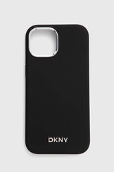 Dkny Husă Pentru Telefon IPhone 15 / 14 / 13 Culoarea Negru, DKHMP15SSMCHLK