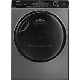Uscator de rufe Haier HD80-A3959R-S, Pompa de caldura, 8 kg, Clasa A+++, Motor Inverter, i-Refresh, Dry Sensor, WiFi, Antracit