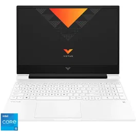 Laptop HP Gaming VICTUS 15-fa1034nn cu procesor Intel® Core™ i5-12450H pana la 4.4GHz, 15.6'', Full HD, IPS, 16GB DDR4, 512GB SSD, NVIDIA® GeForce RTX™ 4050 6GB GDDR6, Free DOS, Ceramic White