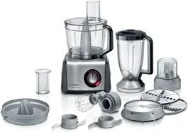 Robot de bucatarie Bosch MC812M844, 1250 W, Blender 1.5 litri, Bol XXL, SmartStorage, 50 functii, Negru