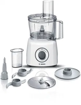 Robot de bucatarie Bosch MCM3100W MultiTalent 3, 800 W, Bol din plastic, 2,3 l, 2 viteze, Alb