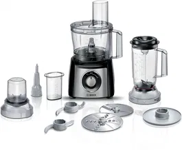 Robot de bucatarie Bosch MMCM3501M MultiTalent 3, 800 W, 2 viteze , blender, SmartStorage, Negru