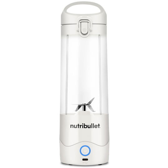 Blender portabil Nutribullet® 0C22300093, capacitate 475 ml, 15 utilizari per incarcare, USB-C, alb