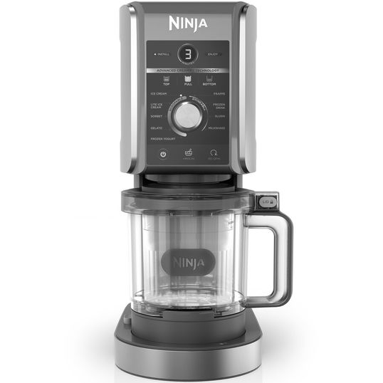 Aparat 11 in 1 pentru inghetata Ninja Creami Deluxe NC501EU, 800 W, Negru/Argintiu