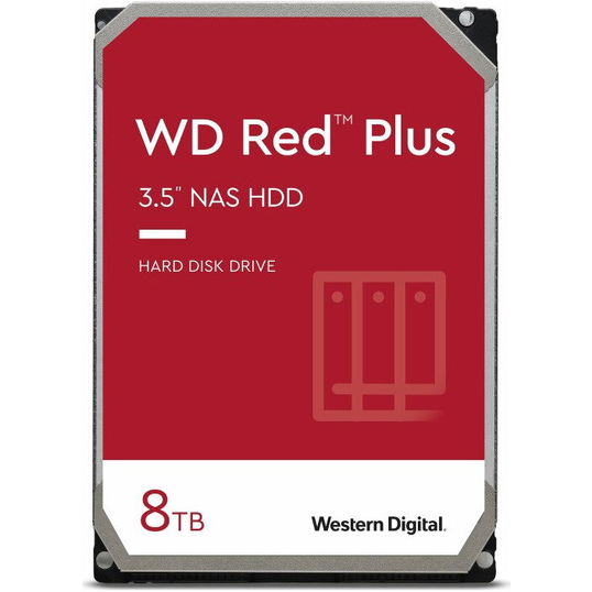 Hard disk WD Red Plus 8TB SATA-III 5640RPM 256MB