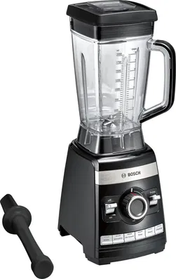 Blender Bosch MMBH6P6B, 1600 W, 2 L, 6 programe, cana din Tritan, Negru