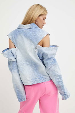 K+LUSHA Geaca Jeans Femei, De Tranzitie, KLTEIA DF133KLG03 Albastru