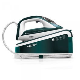 Statie de calcat Albatros Royal steam care green, 3000 W, 8 bar, Talpă ceramică, Rezervor 1.5 L, Funcţie de auto-curăţare, Reglaj automat temperatură, Verde