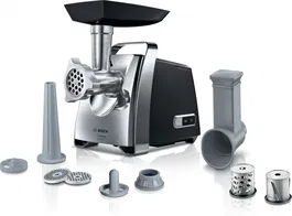 Masina de tocat Bosch MFW67440 ProPower, 2000 W, 3.5 kg/ min, buton reverse, negru/silver