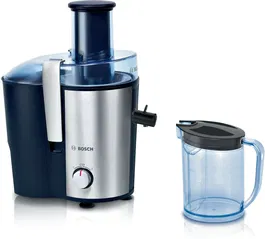 Storcator de fructe si legume Bosch MES3500, 700 W, recipient suc 1.25 l, recipient pulpa 2 l, 2 viteze, Albastru